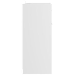 Berkfield Home Bathroom Cabinet White 60x33x80 cm Engineered Wood - Size: 60 x 33 x 80 cm - thumbnail 6