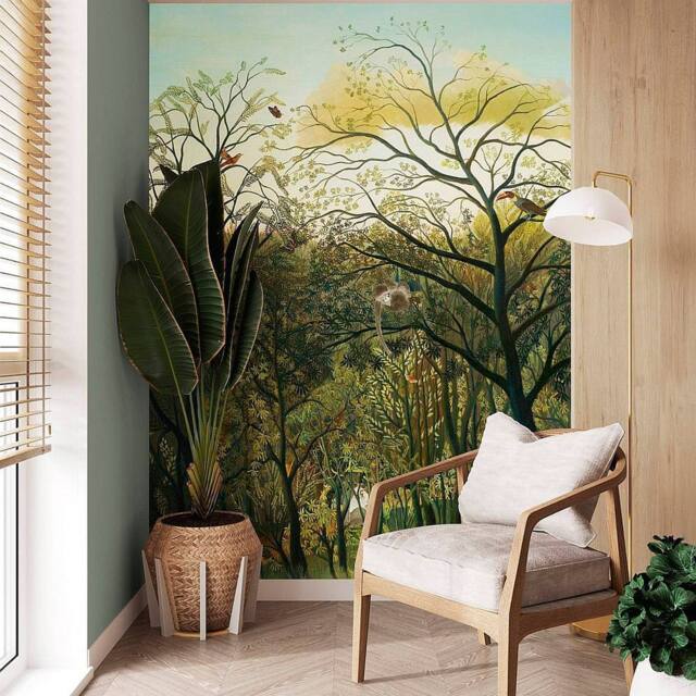 Superfresco Easy Safari Green Print To Order 3m x 2.8m Mural - image 1