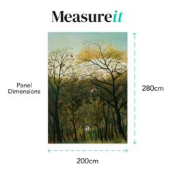 Superfresco Easy Safari Green Print To Order 3m x 2.8m Mural - thumbnail 4