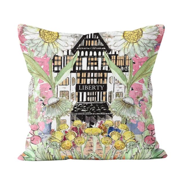 Claire Louise Liberty In Full Bloom 45cm x 45cm Double Sided Cushion - Size: 45 cm x 45 cm - image 1