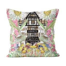 Claire Louise Liberty In Full Bloom 45cm x 45cm Double Sided Cushion - Size: 45 cm x 45 cm - thumbnail 1