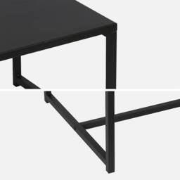 sweeek Metal coffee table with metal legs in Black - thumbnail 4