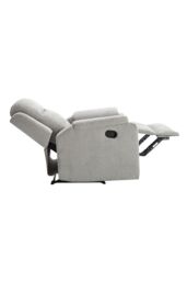 More4Homes Orka 1 Seater Fabric Manual Recliner Chair in Grey - thumbnail 6