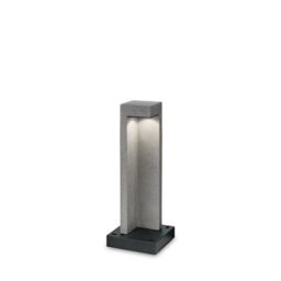 Netlighting Titano Integrated LED Outdoor Bollard Lamp 1 Light Granite 3000K IP55 in Grey