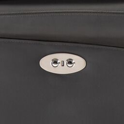 More4Homes Electric Recliner Chair Wingback Design & USB Port In Bonded Leather in Grey - thumbnail 6