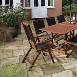Cheshire Deluxe Bali 8 Seater Garden Furniture Set in Brown - thumbnail 3