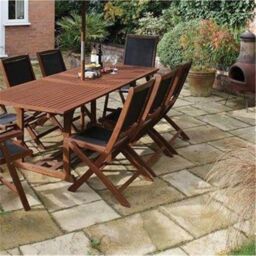 Cheshire Deluxe Bali 8 Seater Garden Furniture Set in Brown - thumbnail 2