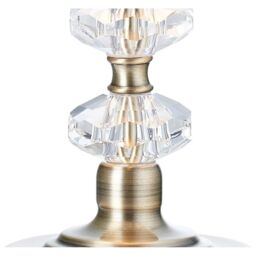 Happy Homewares Contemporary Power Saving & Energy Saving LED Touch Table Lamp in Metallic Gold - thumbnail 4