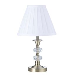 Happy Homewares Contemporary Power Saving & Energy Saving LED Touch Table Lamp in Metallic Gold