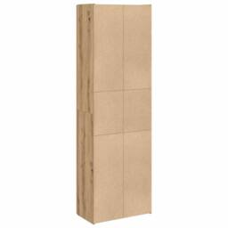 Berkfield Home Highboard Artisan Oak 60x32x190 cm Engineered Wood in Brown - Size: 60 x 32 x 190 cm - thumbnail 5