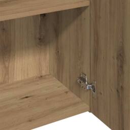Berkfield Home Highboard Artisan Oak 60x32x190 cm Engineered Wood in Brown - Size: 60 x 32 x 190 cm - thumbnail 7