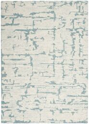 The Rug Shop UK Teal Handmade Wool Abstract Luxurious Easy To Clean Area Rug - Size: 160 cm x 220 cm - thumbnail 8