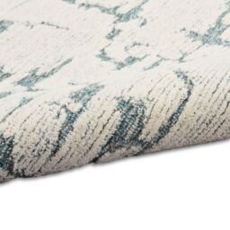 The Rug Shop UK Teal Handmade Wool Abstract Luxurious Easy To Clean Area Rug - Size: 160 cm x 220 cm - thumbnail 6