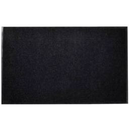 Berkfield Home Pliable Door Mat 90 x 60 cm Black PVC - thumbnail 2