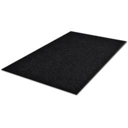 Berkfield Home Pliable Door Mat 90 x 60 cm Black PVC - thumbnail 1