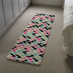 Benjamin Tate Design Summer Hipster Boho Chic Runner Rug in Natural - Size: 67 cm x 230 cm - thumbnail 4