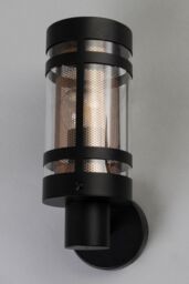 BHS Lighting Malone Outdoor Wall Light in Gold - thumbnail 2
