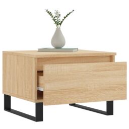 Berkfield Home Coffee Tables 2 pcs Sonoma Oak 50x46x35 cm Engineered Wood in Brown - Size: 50 x 46 x 35 cm - thumbnail 4
