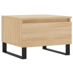 Berkfield Home Coffee Tables 2 pcs Sonoma Oak 50x46x35 cm Engineered Wood in Brown - Size: 50 x 46 x 35 cm - thumbnail 5