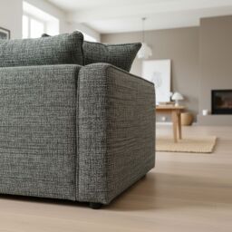 Abakus Direct Lucas Textured Stone Grey Corner Left Sofa Modern Comfort & Stylish Design - thumbnail 8
