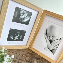 Marco Paul Newborn & Baby Scan Photo Frames in Natural - thumbnail 6