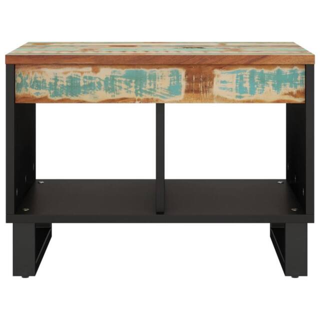 Berkfield Home Green Coffee Table 55x50x40 cm Solid Wood Reclaimed - Size: 55 x 50 x 40 cm - image 1