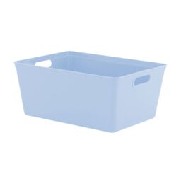 simpa 11L Plastic Studio Organiser Trays with Handles - Set of 6 in Pale Blue - thumbnail 2