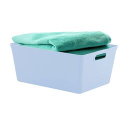 simpa 11L Plastic Studio Organiser Trays with Handles - Set of 6 in Pale Blue - thumbnail 3