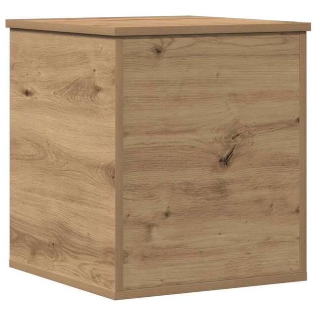 Berkfield Home Storage Box - Artisan Oak - 40x42x46 cm - Engineered Wood in Brown - Size: 40 x 42 x 46 cm - image 1
