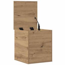 Berkfield Home Storage Box - Artisan Oak - 40x42x46 cm - Engineered Wood in Brown - Size: 40 x 42 x 46 cm - thumbnail 5