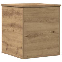 Berkfield Home Storage Box - Artisan Oak - 40x42x46 cm - Engineered Wood in Brown - Size: 40 x 42 x 46 cm - thumbnail 6