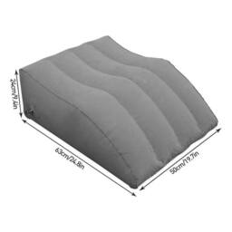 Nordara Inflatable Elevation Leg Foot Rest Raiser Support Pillow Cushion Pump in Grey - thumbnail 2