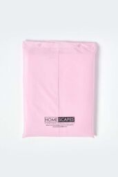 Homescapes Egyptian Cotton Duvet Cover with Pillowcase, 200 TC in Pink - Size: King - thumbnail 6