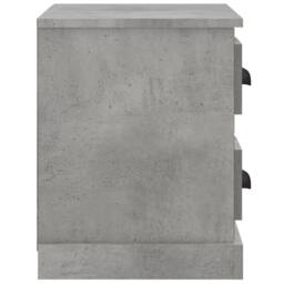 Berkfield Home Elegant Bedside Cabinet Concrete Grey 60x35.5x45 cm - thumbnail 8