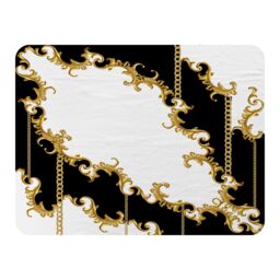 Benjamin Tate Design Baroque Blanket in Natural - Size: 120 cm x 150 cm - thumbnail 1