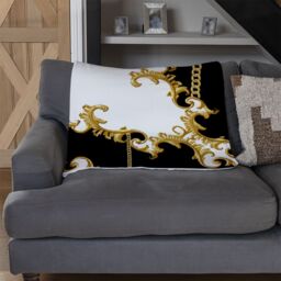 Benjamin Tate Design Baroque Blanket in Natural - Size: 120 cm x 150 cm - thumbnail 2