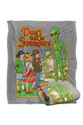 Steven Rhodes Don'T Talk To Strangers Silky Super Soft Throw Blanket - Size: Large - thumbnail 2