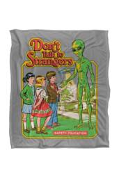 Steven Rhodes Don'T Talk To Strangers Silky Super Soft Throw Blanket - Size: Large - thumbnail 1