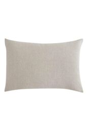Lazy Linen 'Pure Washed Linen' Pillowcase Pair in Beige - thumbnail 2