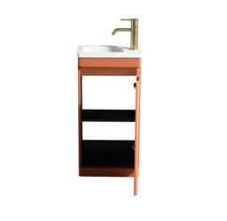 Bathroom Kingdom Acerra Orange Cloakroom Vanity Basin 400mm - thumbnail 3