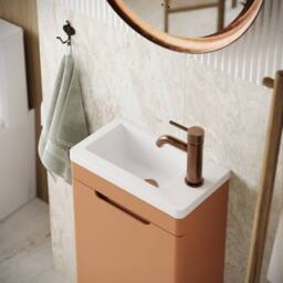 Bathroom Kingdom Acerra Orange Cloakroom Vanity Basin 400mm - thumbnail 2