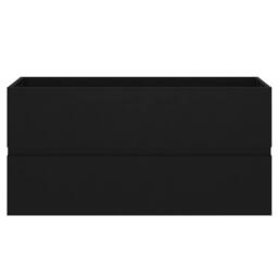 Berkfield Home Sink Cabinet Black 90x38.5x45 cm Engineered Wood - thumbnail 5