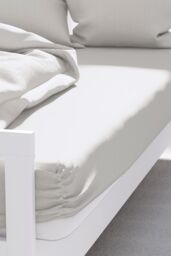 Belledorm Egyptian Cotton 200 Thread Count 30cm Fitted Sheet in Mustard - Size: Double - thumbnail 2