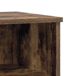 Berkfield Home Bedside Cabinet Smoked Oak 40x35x50 cm Engineered Wood in Brown - Size: 40 x 35 x 50 cm - thumbnail 8