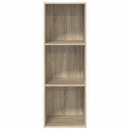 Berkfield Home Practical Wall-mounted TV Cabinet Sonoma Oak 37x37x107 cm Enginee in Light Brown - Size: 37 x 37 x 107 cm - thumbnail 7