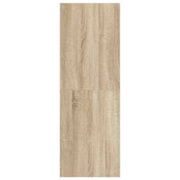Berkfield Home Practical Wall-mounted TV Cabinet Sonoma Oak 37x37x107 cm Enginee in Light Brown - Size: 37 x 37 x 107 cm - thumbnail 8