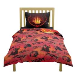 Hellboy Legendary AF Reversible Duvet Set - Size: Single - thumbnail 3