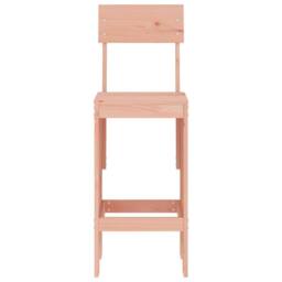 Berkfield Home Beautiful Bar Stools 2 pcs 40x48.5x115.5 cm Solid Wood Douglas in Natural - thumbnail 4