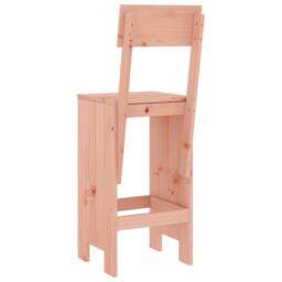 Berkfield Home Beautiful Bar Stools 2 pcs 40x48.5x115.5 cm Solid Wood Douglas in Natural - thumbnail 6