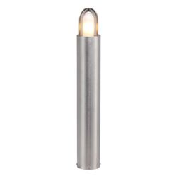 Netlighting Paignton Outdoor Bollard Stainless Steel (Silver) IP55 in Grey